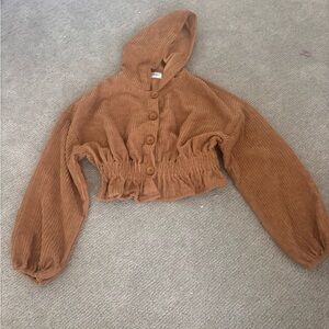 Brown Corduroy Long sleeve